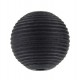 Wooden beads 16mm lined Black
